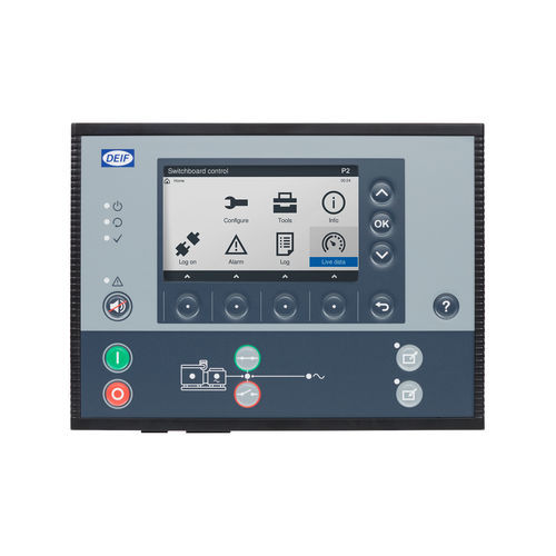 Tableau de commande et de contrôle pour navire - PPU 300 - DEIF - pour groupe électrogène