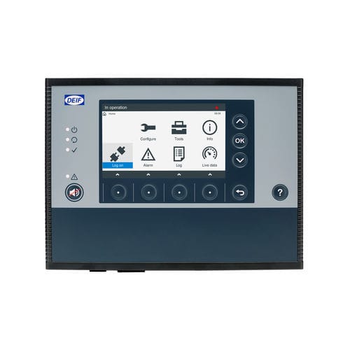 Panneau de contrôle et protection pour navire - GPU 300 - DEIF - de moteur / pour groupe électrogène