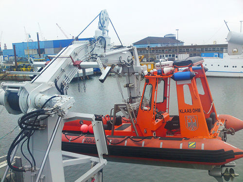 Bossoir pour bateau de sauvetage - D-NPS.FR - d-i davit international-hische GmbH - pour navire / hydraulique
