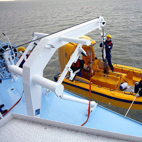 Bossoir pour bateau de sauvetage - D-NPS.SP - d-i davit international-hische GmbH - pour navire / à gravité / hydraulique