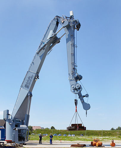 Grue pour navire - C-SH.K.240 - d-i davit international-hische GmbH - à flèche articulée / offshore