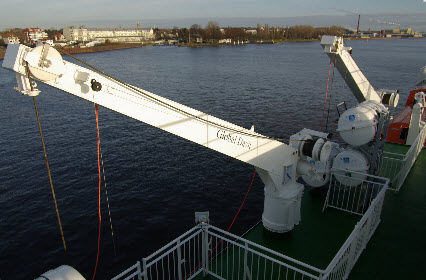 Bossoir pour navire - LMS.S - GLOBAL DAVIT - pour radeau de survie / manuel