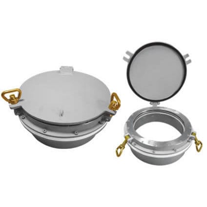 Hublot rond - A60-Side Scuttle - IDE Marine - pour navire / coupe-feu / avec volet tempête