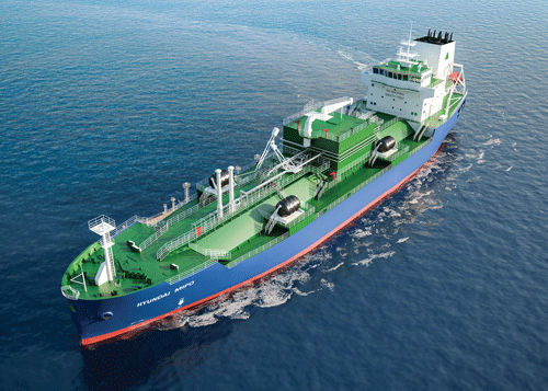 Cargo méthanier - HYUNDAI MIPO DOCKYARD