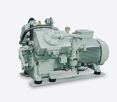 Compresseur pour navire - Typhoon - Sauer Compressors - bi-étagé / stationnaire