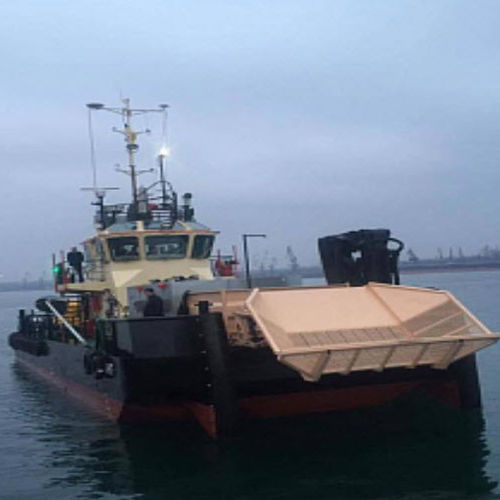 Bateau de récupération des hydrocarbures - HMC 440 - JSC KHERSON SHIPYARD - catamaran / in-bord