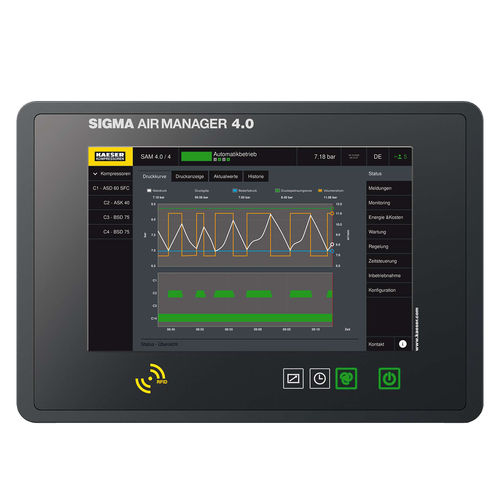 Système de contrôle et commande pour navire - SIGMA AIR MANAGER 4.0 - KAESER KOMPRESSOREN