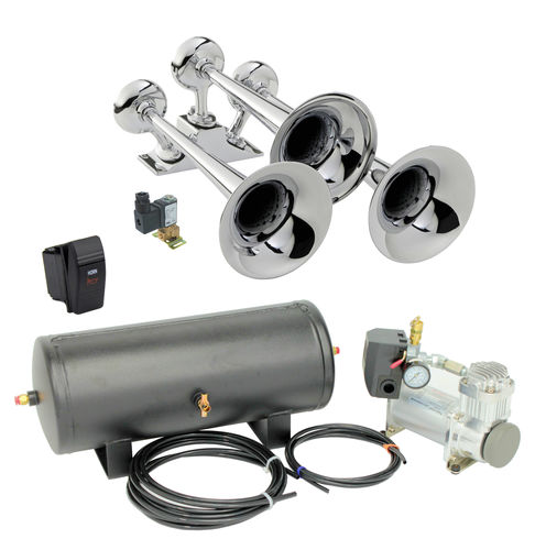 Avertisseur sonore maritime pneumatique - T-0A COMPLETE KIT - KAHLENBERG INDUSTRIES - pour bateau < 20 m