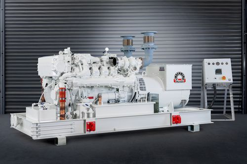 Groupe électrogène diesel - Lindenberg-Anlagen - pour navire / auxiliaire
