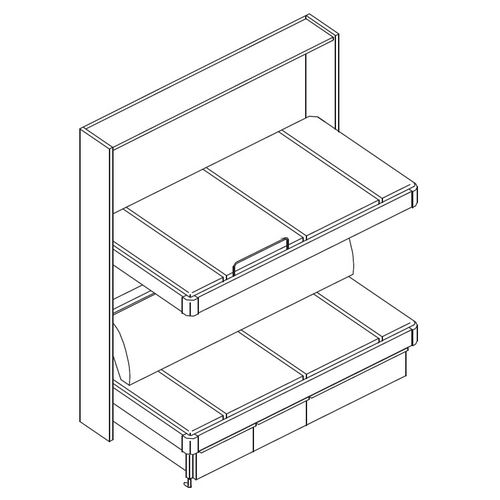 Lit pliant - KK1980/125-401 - Meblomor - pour navire