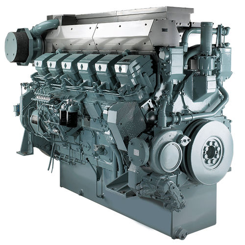 Moteur in-bord - S12R-MPTAW - Mitsubishi Equipment Europe - auxiliaire / diesel / pour bateau professionnel
