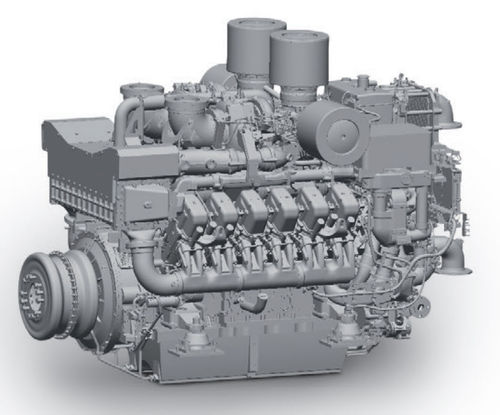 Moteur in-bord - Series 4000 M93/M93L - MTU - de propulsion / diesel / plaisance