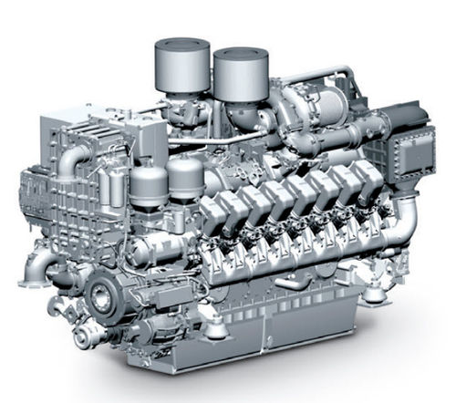 Moteur in-bord - Series 4000 M73/M73L - MTU - de propulsion / diesel / plaisance
