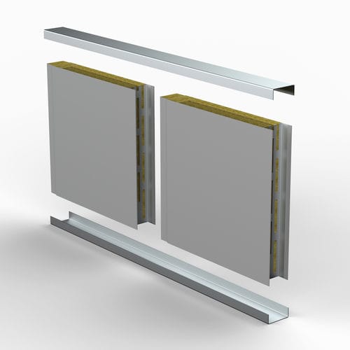 Panneau sandwich pour cloison de navire - Q-600 - NORAC - pour isolation phonique / mousse