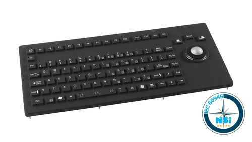 Clavier d'ordinateur pour navire - RKCT92 - NSI - pour marina / 92 touches / avec trackball