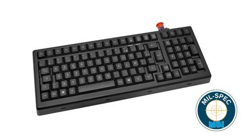 Clavier d'ordinateur marin - MKB104 - NSI - 104 touches / étanche / IP65