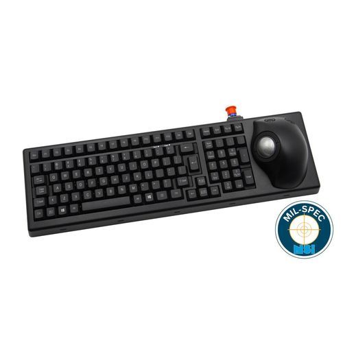 Clavier 101-104 touches - MKBE104 - NSI - étanche / avec trackball / IP65