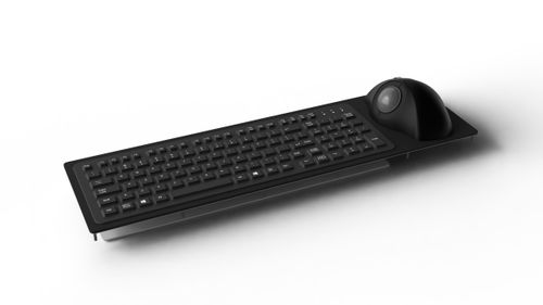 Clavier d'ordinateur marin - RKTE106 - NSI - 106 touches / étanche / avec trackball