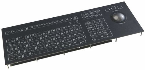 Clavier d'ordinateur pour navire - KSMX106 - NSI - pour marina / 106 touches / avec trackball