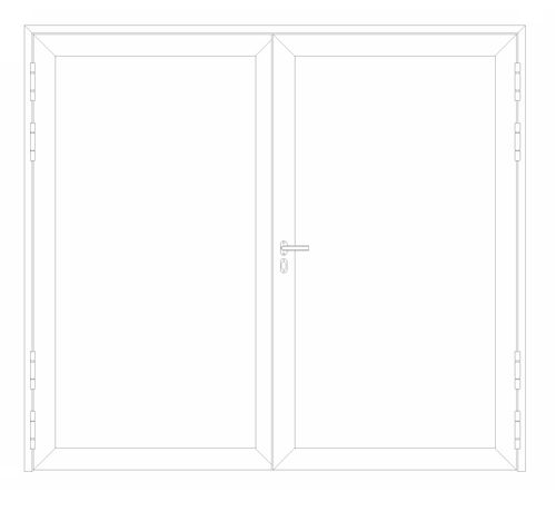 Porte pour navire - Pocadel Oy, - avec charnière latérale / double / A60