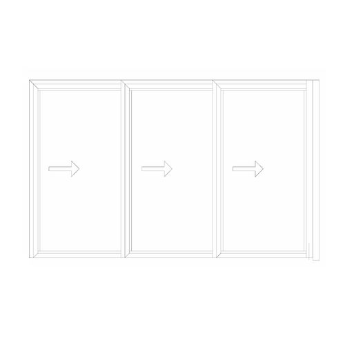 Porte pour navire - Tandem - Pocadel Oy, - coulissante / intérieure / A60