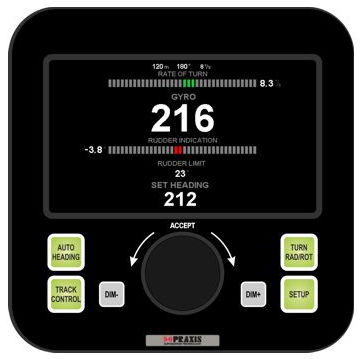 Pilote automatique pour navire - HCS - Praxis Automation Technology