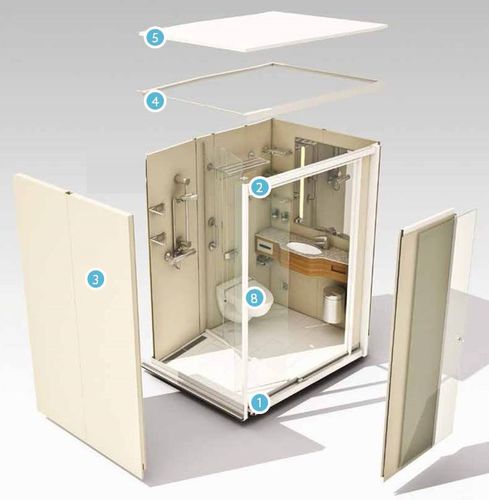 Cabine préfabriquée pour navire - Wet units - R&M Marine Products