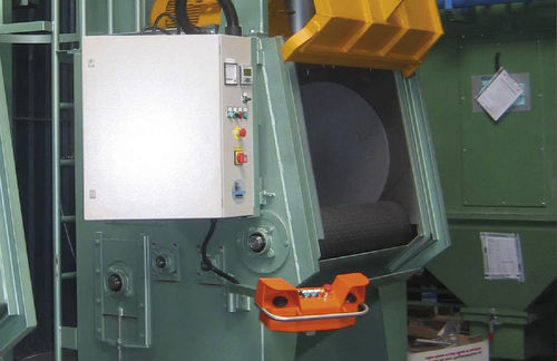Sableuse pour chantier naval - Straaltechniek International