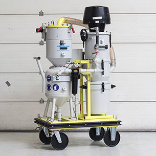 Sableuse pour chantier naval - SSM 62-050 CE ATEX - Straaltechniek International - mobile