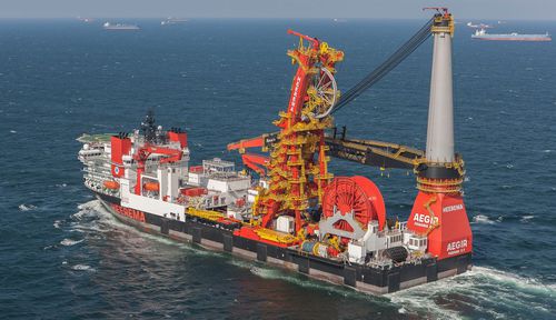 Navire de service offshore pour construction - Aegir - ULSTEIN - transporteur de charges lourdes