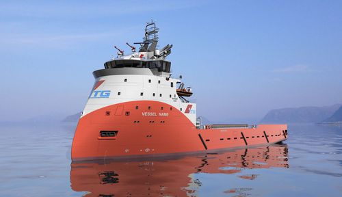 Navire de service offshore de ravitaillement de plate-formes - PSV - Silk Road 2 - ULSTEIN
