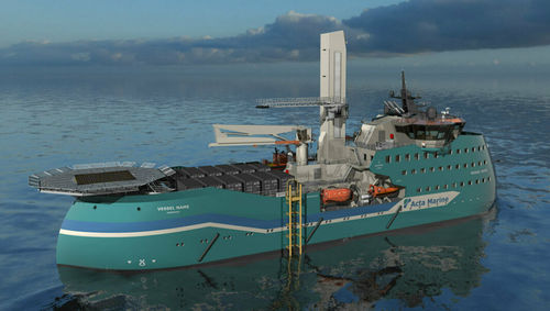 Navire de service offshore pour parc éolien - Acta Aquarius - ULSTEIN