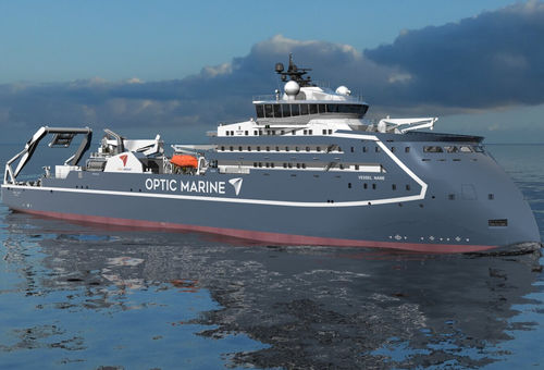 Navire spécial câblier - OMS TBN II - ULSTEIN - d'étude hydrographique / hybride