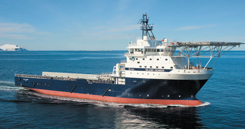 Navire de service offshore de ravitaillement de plate-formes - PSV - Island Pioneer - ULSTEIN