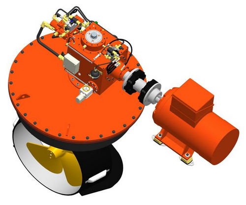 Propulseur azimutal - Diesel/LNG Electric - VETH PROPULSION - pour navire / électrique / L-drive