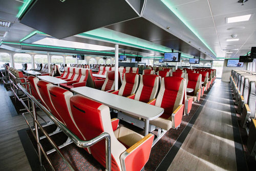 Siège pour navire à passagers - CRUISE ROYAL - West Mekan - avec accoudoirs / 3 places