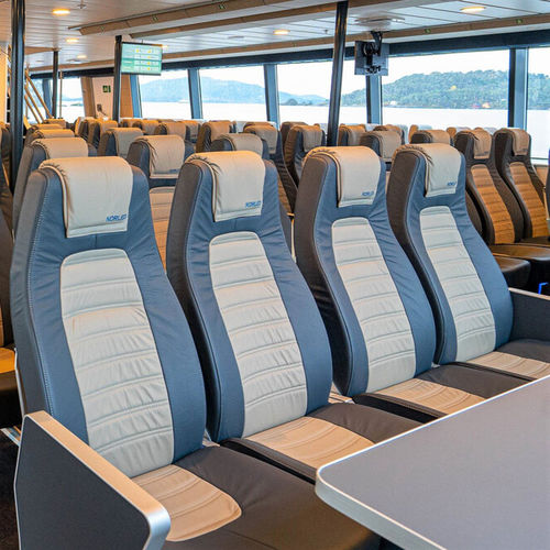 Siège pour navire à passagers - CRUISE COMFORT - West Mekan - avec accoudoirs / à dossier haut / 2 places