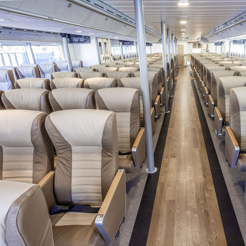 Siège pour navire à passagers - WM 1000 EXECUTIVE - West Mekan - avec accoudoirs / à dossier haut