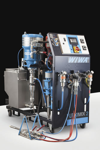 Machine de pulvérisation de peinture multicomposant - FLEXIMIX 2 - HERKULES GX - WIWA Wilhelm Wagner - pour chantier naval