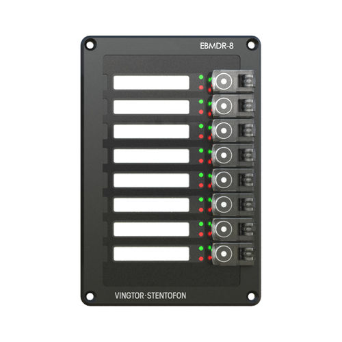 Tableau de commande et de contrôle pour navire - EBMDR-8 - Zenitel Norway AS - d'alarme