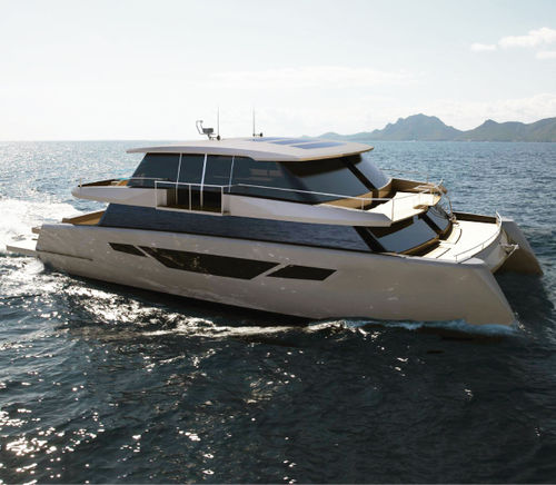 Motor-yacht catamaran - 74SC - Flash Catamarans - de croisière / à fly fermé / semi-custom
