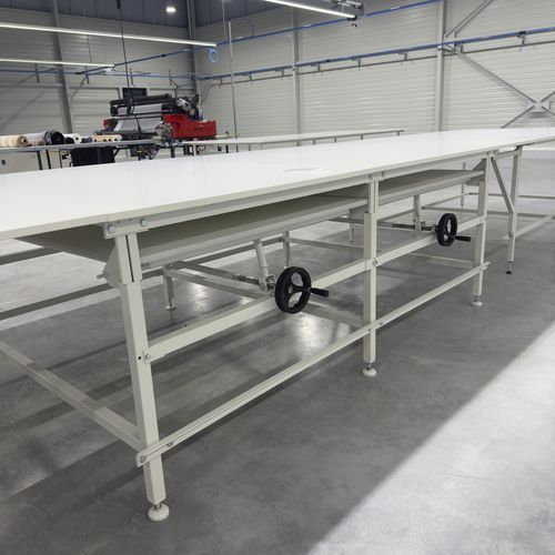 Table de découpe et de matelassage à aiguilles - SODIFA ESCA - de tissus