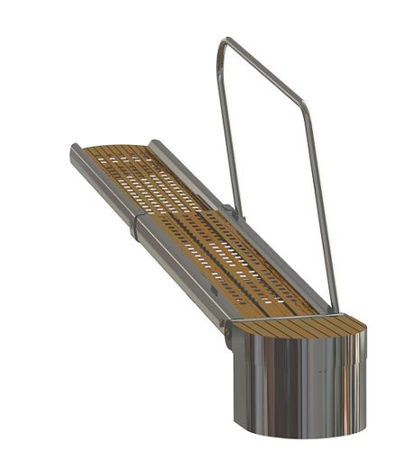 Passerelle pour bateau - GTL42-270D - Almar - pour yacht / télescopique / pivotante