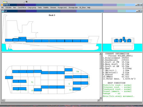 Logiciel de chargement - LOAD-DEQ - NAUDEQ - pour navire / pour conteneur