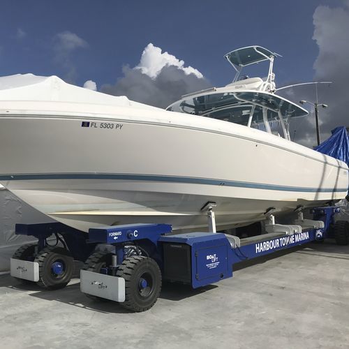 Remorque de manutention - BL50MA-90° - BOAT LIFT - pour chantier naval / tandem / hydraulique