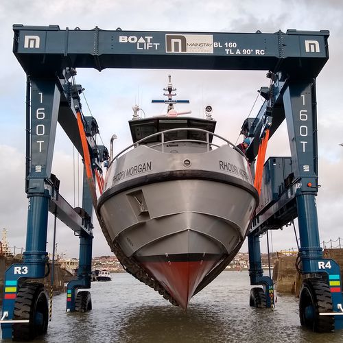 Travel lift toutes roues directrices - BL160TL CROC  - BOAT LIFT - contrôlé à distance / amphibie