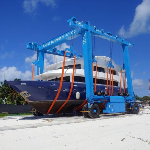 Travel lift contrôlé à distance - BL220TL-90°RC - BOAT LIFT - quatre roues motrices / toutes roues directrices / pour charge lourde