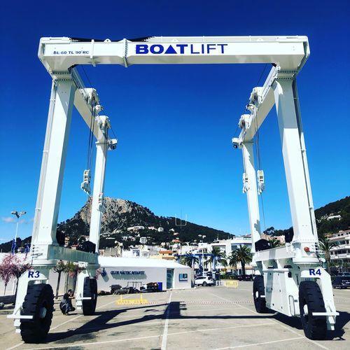 Travel lift contrôlé à distance - BL60TL-90°RC - BOAT LIFT - toutes roues directrices / de levage