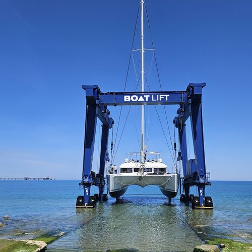 Travel lift contrôlé à distance - BL220TL CROC - BOAT LIFT - amphibie