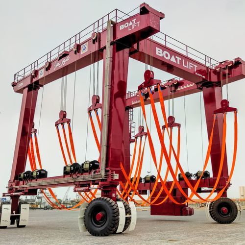 Travel lift contrôlé à distance - BL250TL-90°RC - BOAT LIFT - toutes roues directrices / pour charge lourde / de levage